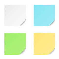 Set of diffrent adhesive stickers.