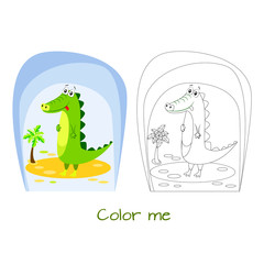 a crocodile in the tropics