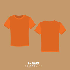 Blank t-shirt template