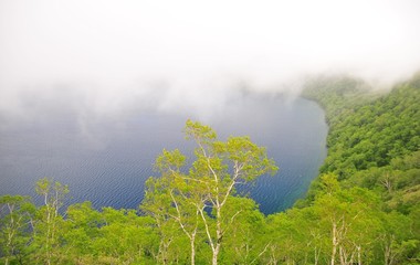 Mashu lake in Hokkaido in Japan