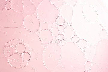 Abstract Pink water bubbles background