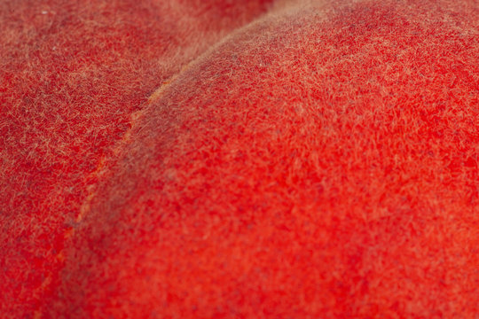 the skin of the peach as a background
