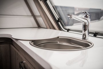 Circular RV Camper Sink