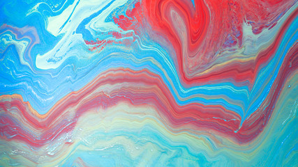 Acrylic pour Liquid marble abstract surfaces Design.