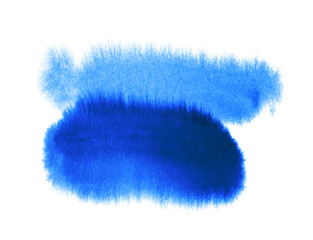 Abstract blue watercolor background