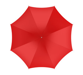Red Umbrella Isolated © nerthuz