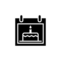 date of birth icon vector illustration isolated