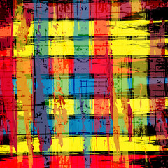 brightly colored lines Graffiti on a black background illustration