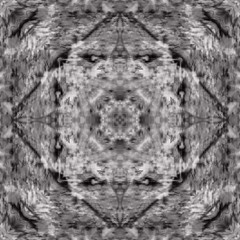 Halftone grey ornament, winter pattern. Drawing vintage style. Grunge texture. Festive greeting card. Abstract art background. Modern symmetric pattern. Festive art backdrop. Creative vector element