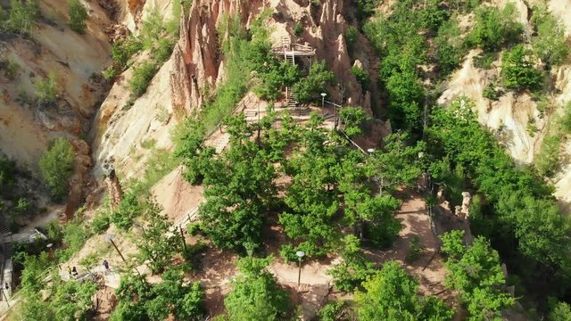Natural wonder, rock formation - Devil's Town "Đavolja Varo&scaron;" - Serbia