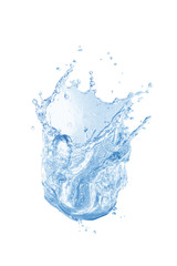 Fototapeta na wymiar Water splash,water splash isolated on white background,water
