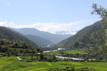 People in the mountains