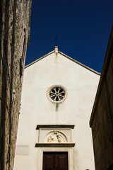 Hvar architecture and narow streets