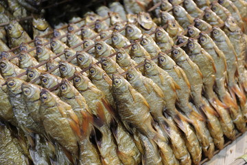 ancient thalland old fish Dried fish