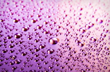 water drops on glass