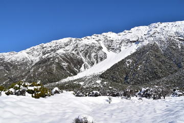 Aoraki Mount Cook in New Zealand