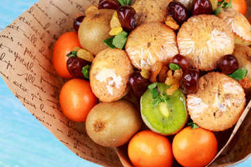 Bouquet of fruits