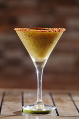 The Maracuya Daiquiri is a popular alcoholic beverage with mango, rum, vodka, lemon juice and sugar syrup.