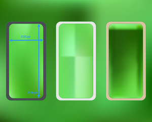 Mesh, lime colored phone backgrounds kit.