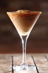 The Chocolate Daiquiri is a popular alcoholic beverage with chocolate, rum, and sugar syrup.