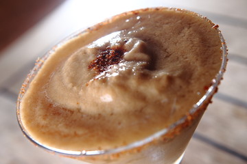 The Chocolate Daiquiri is a popular alcoholic beverage with chocolate, rum, and sugar syrup.