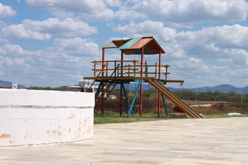 lifeguard tower on the beach