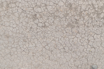 Cracked Dry Earth Top View as Global Warming Concept