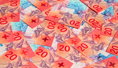 Obraz premium Swiss francs