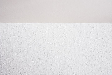 White rough wall