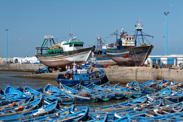 Port w mieście Essaouira, Maroko © Miroslaw
