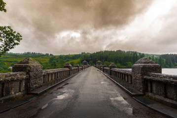 Lake in Snowdonia National Park in Wales, United Kingdom