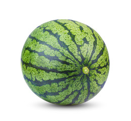 watermelon isolated on white background. full depth of field
