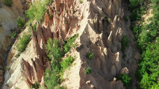 Natural wonder, rock formation - Devil's Town "Đavolja Varo&scaron;" - Serbia