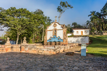 Fototapeta na wymiar Tiradentes historic rustic water water, Minas Gerais Brazil
