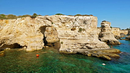 Torre di Sant Andrea, Salento coast, Puglia in Italy