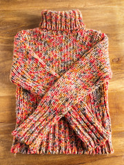 Colorful Wool Autumn Sweater