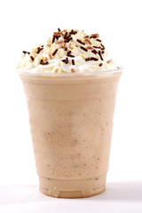 A cappuccino is an espresso based coffee drink that originated in Italy, and is traditionally prepared with steam milk foam.