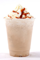 A cappuccino is an espresso based coffee drink that originated in Italy, and is traditionally prepared with steam milk foam.