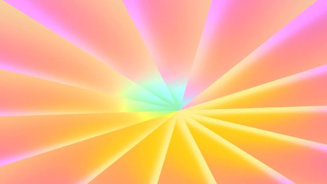 Abstract Rotating Sunburst Appearing in Puce Colored Sky Endless Loop
