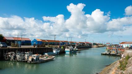 Fototapeta premium Bateaux ile d'oleron