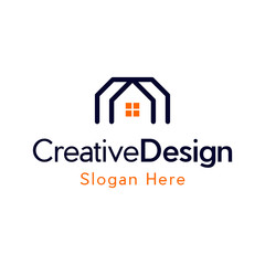Simple logo architecture with modern home symbol vector illustration minimalist design, homes logo design concept with simple, minimalist and modern styles.
