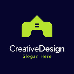 Simple logo architecture with modern home symbol vector illustration minimalist design, homes logo design concept with simple, minimalist and modern styles.