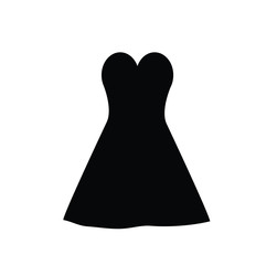 dress vector icon. clothes clothing icon