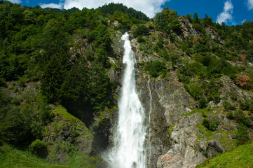 Parcines waterfall
