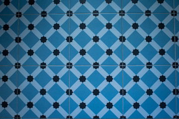 pattern blue squares and black colours