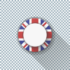 United Kingdom Shield application adaptive icon illustration