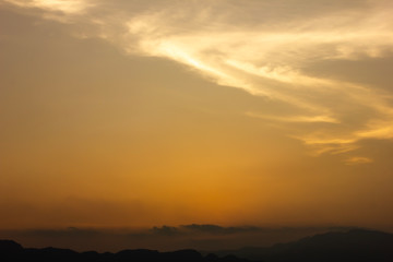 Sky sunset scenery,background Whether it's the warm hues of a sunrise or sunset, shimmering reflection of the sun on the clouds, the sky and clouds have the power to inspire feelings of awe and wonder