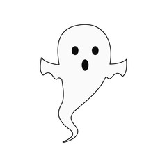 Ghost Cartoon Character