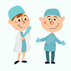 Medicine people character. Doctor and healthcare concept - vector illustration