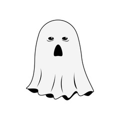 Ghost Cartoon Character